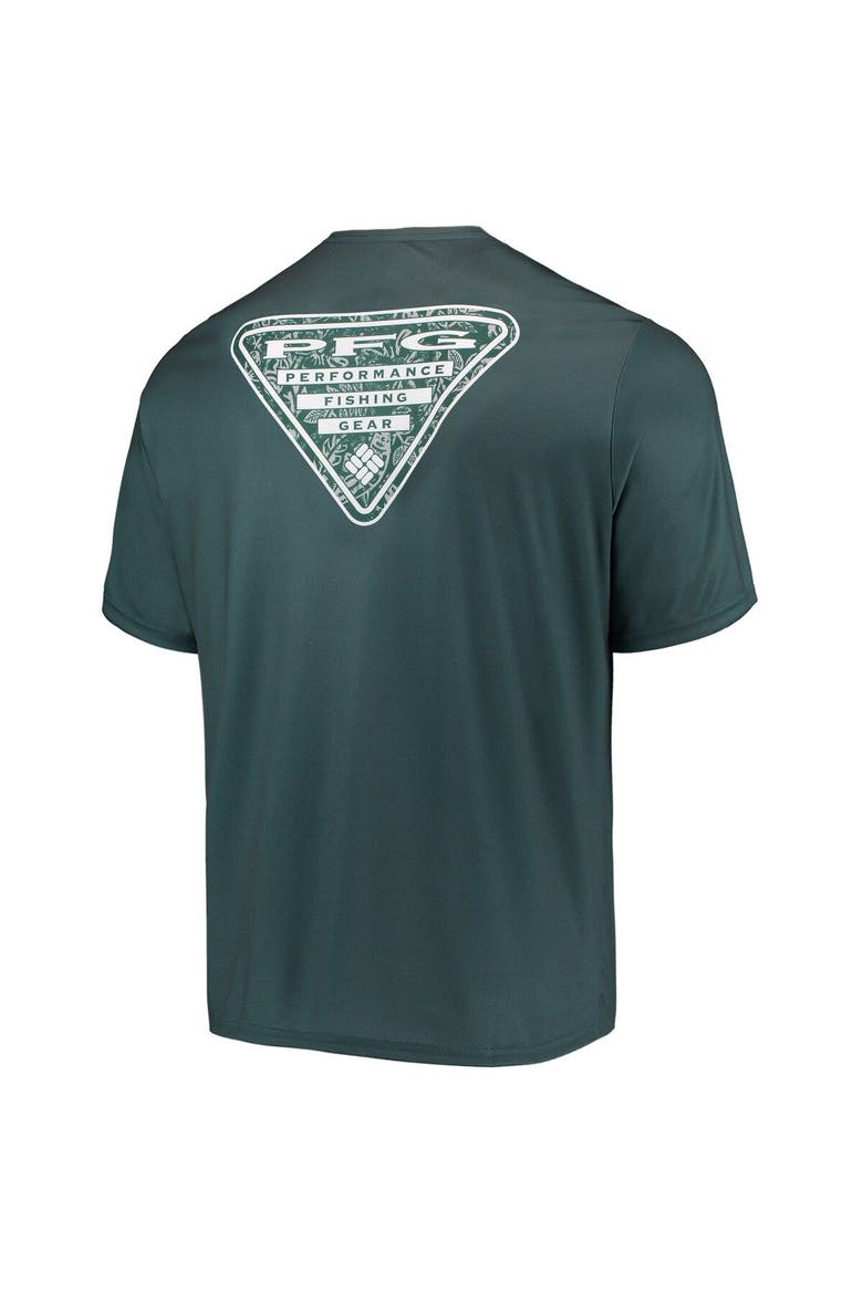 Men's Columbia Green Michigan State Spartans Terminal Tackle Omni-Shade T-Shirt, Alternate, color, Green