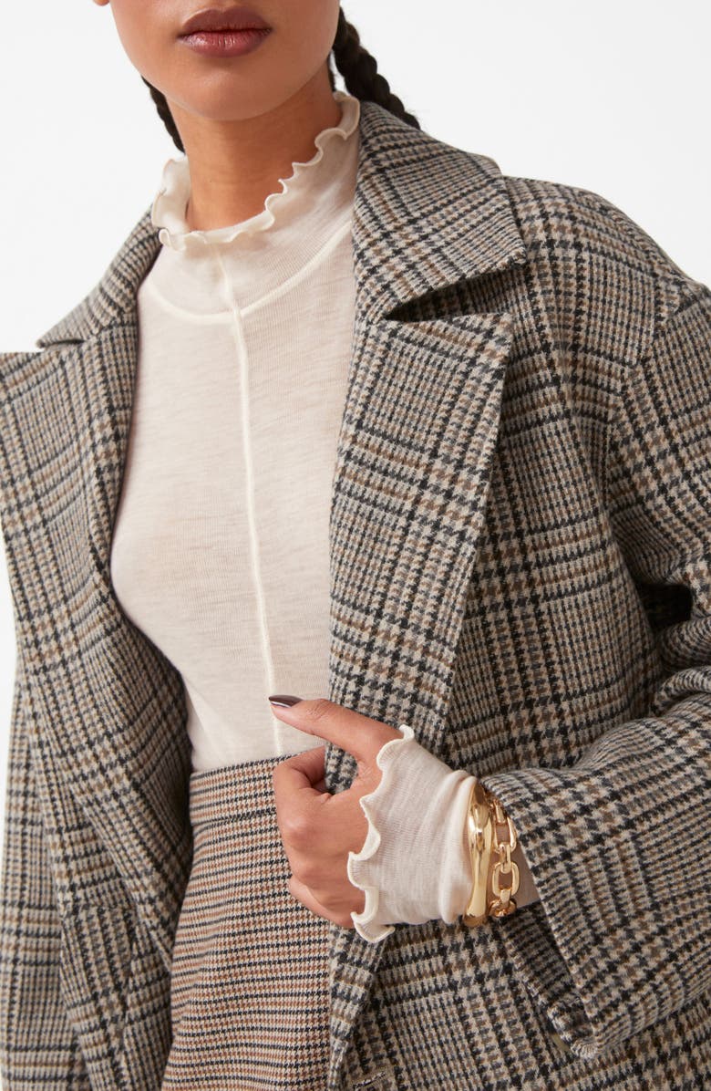 & Other Stories Mock Neck Wool Blend Knit Top, Alternate, color, White