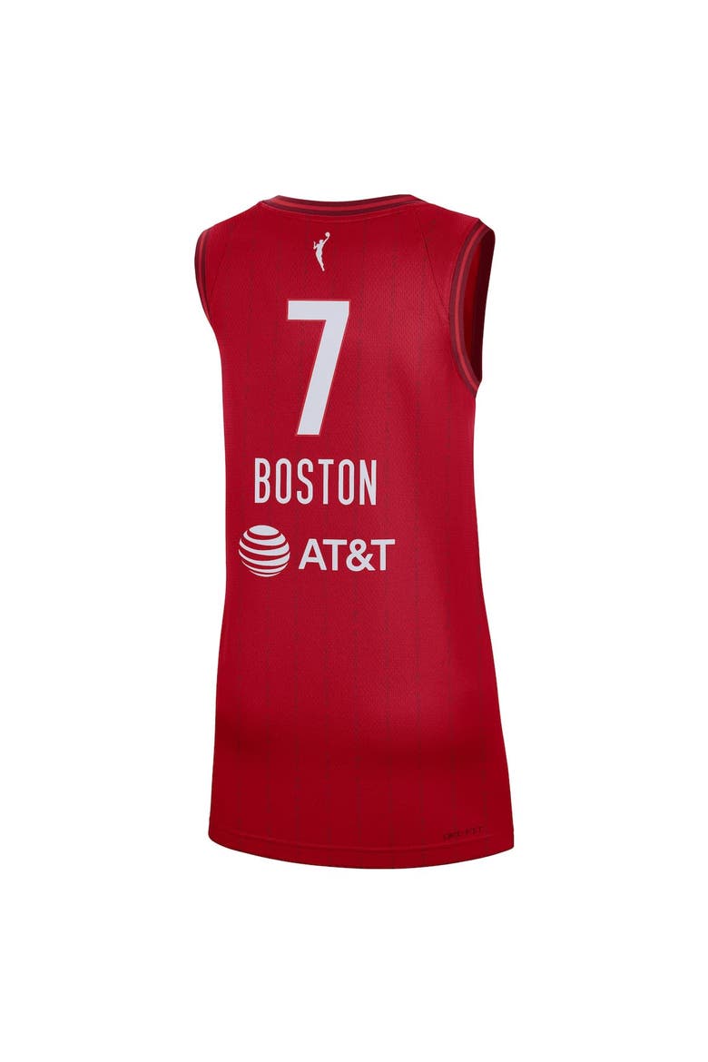 Unisex Nike Aliyah Boston Red Indiana Fever Rebel Edition Player Jersey, Alternate, color, Red
