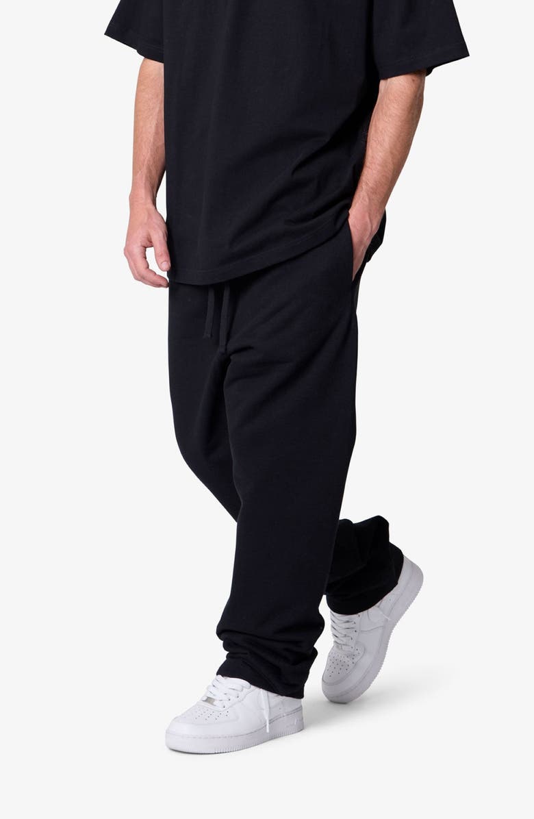 mnml Relaxed Heavy Basic Sweatpants, Alternate, color, Black