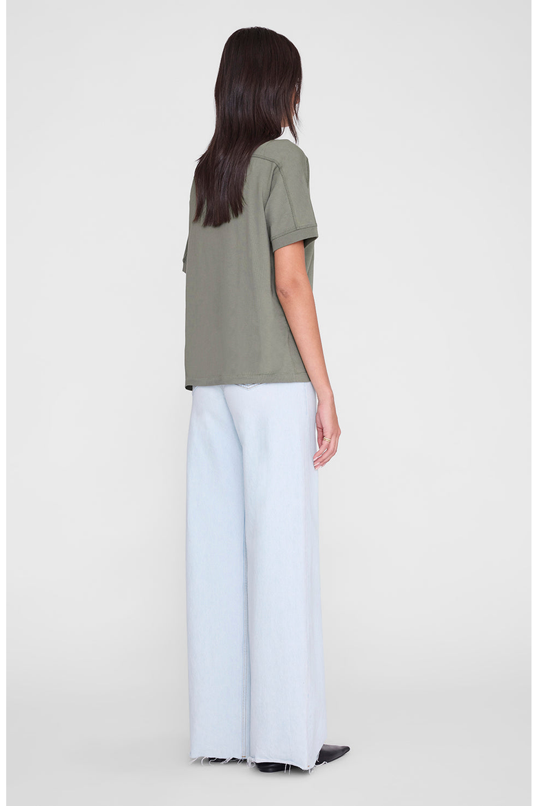 Jaylin Collegiate Tee, Alternate, color, Washed Sage