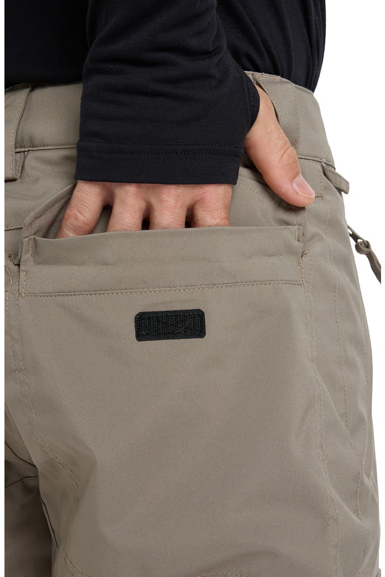 Porter Waterproof Snow Pants, Alternate, color, FALLEN ROCK
