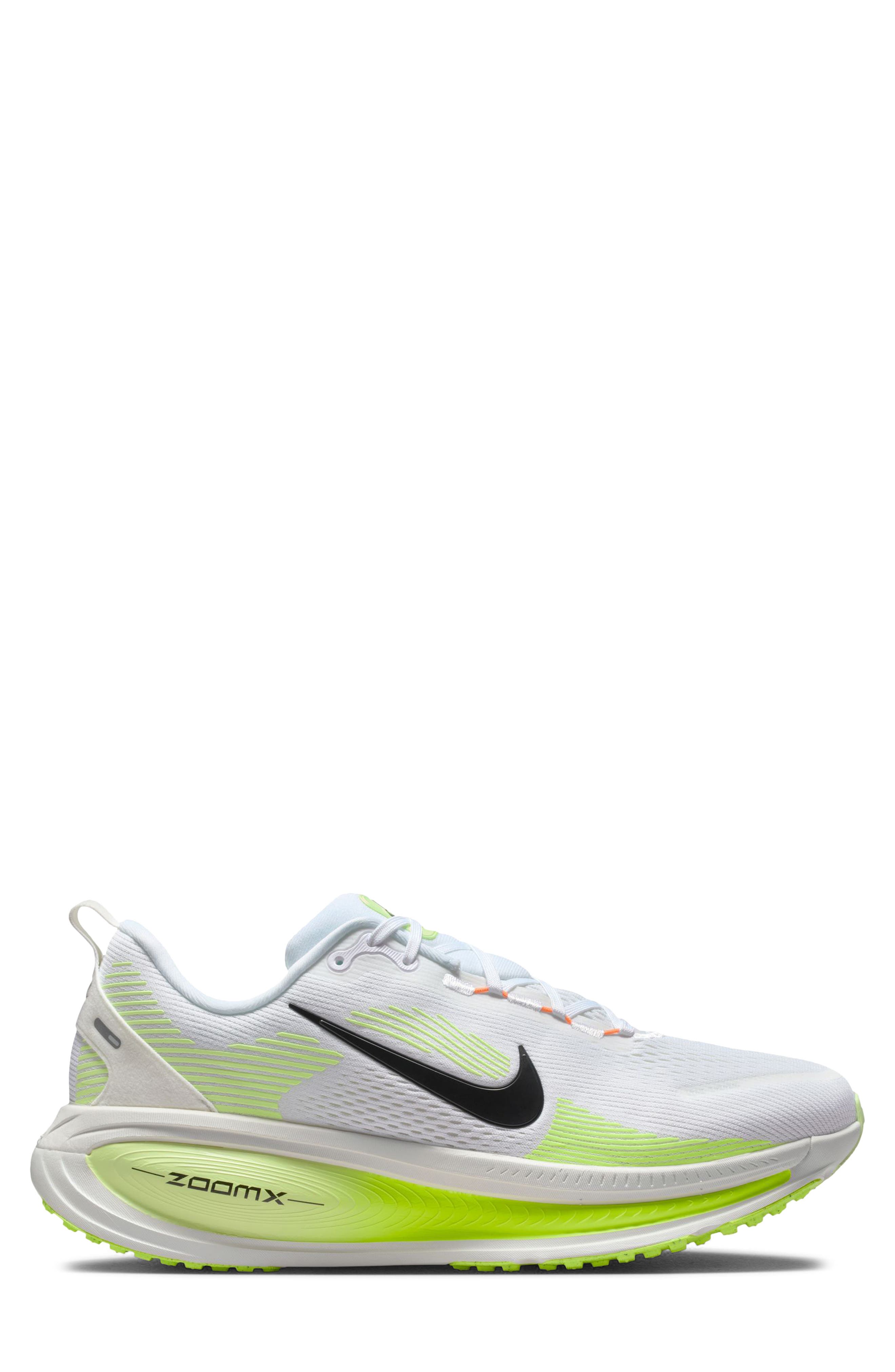 Nike Vomero 18 Running Shoe, Alternate, color, White/ Lime/ Black