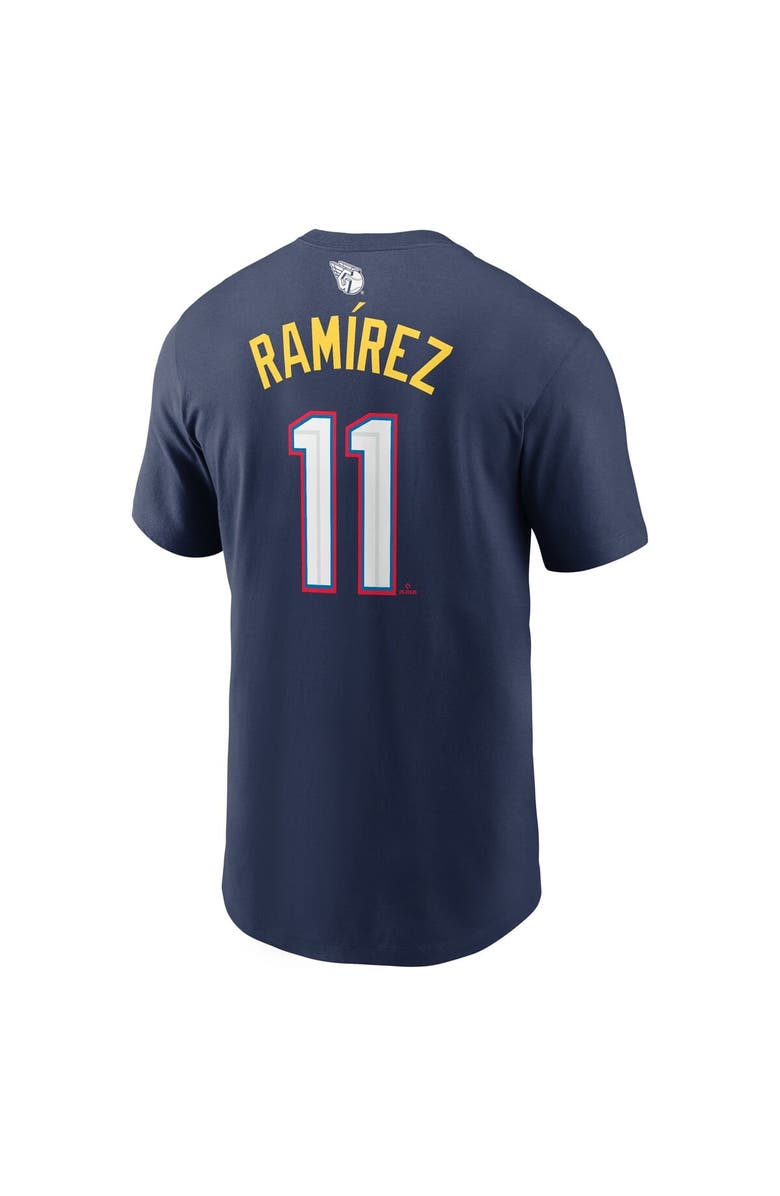 Nike Men's Nike José Ramírez Navy American League 2025 All-Star Edition Name & Number T-Shirt, Alternate, color, 