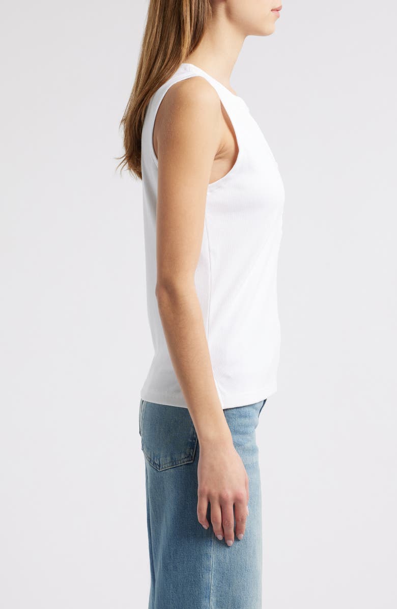 Rails Mayla Sleeveless Henley, Alternate, color, White