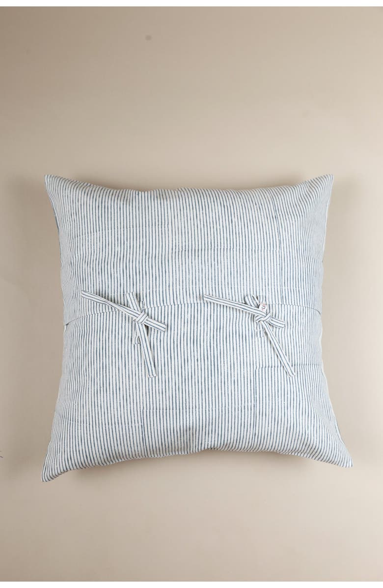 Ninéh Grey Bliss Block Print Pillow, Alternate, color, Grey