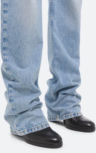 Low Rise Straight Leg Jeans