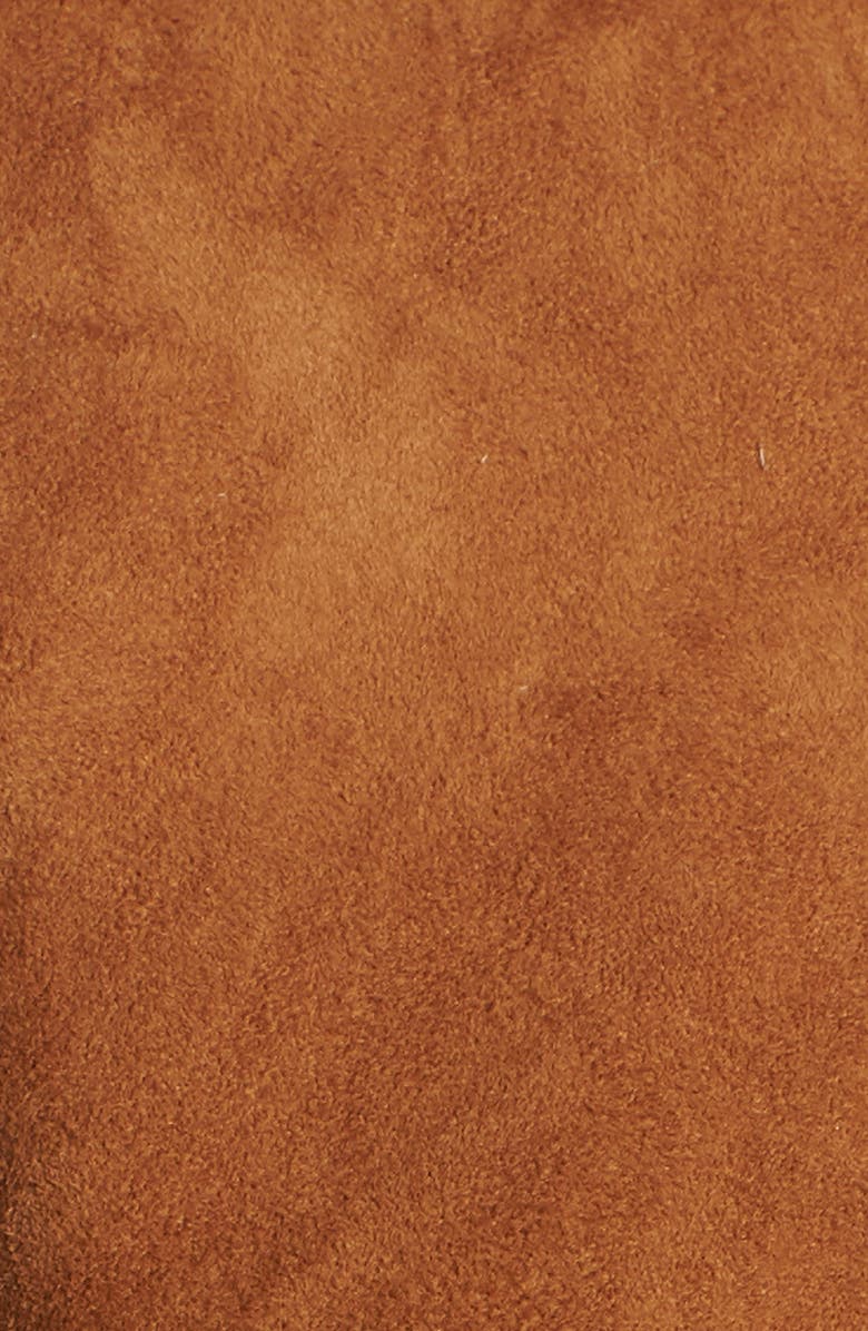 Chelsea28 Stitch Detail Suede Jacket, Alternate, color,