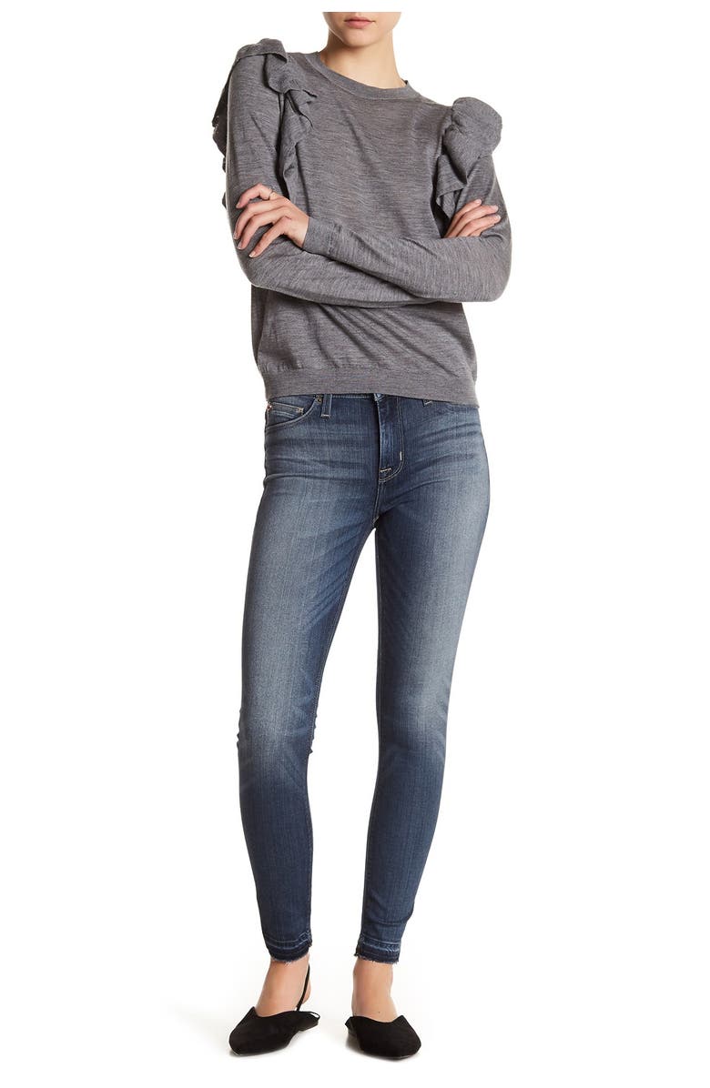 Hudson Jeans Nico Released Hem Ankle Skinny Jean, Alternate, color,