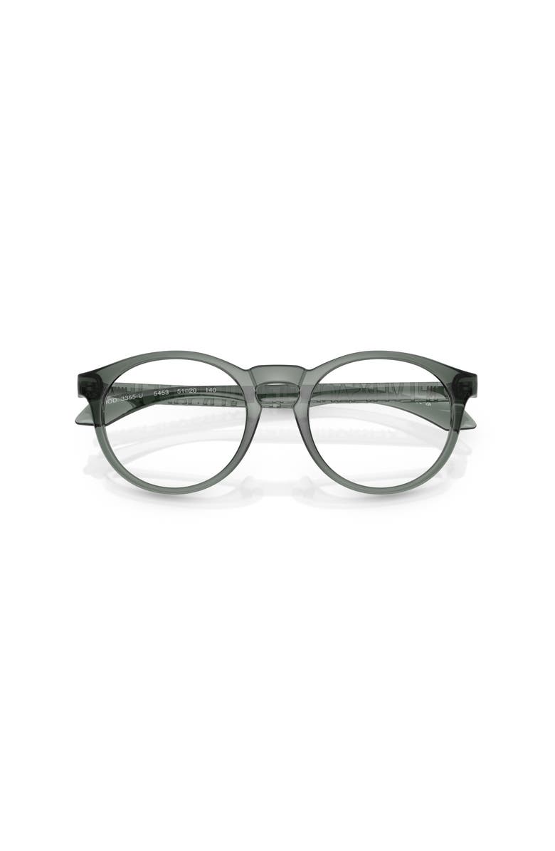 Versace 51mm Phantos optical glasses, Alternate, color, Grey