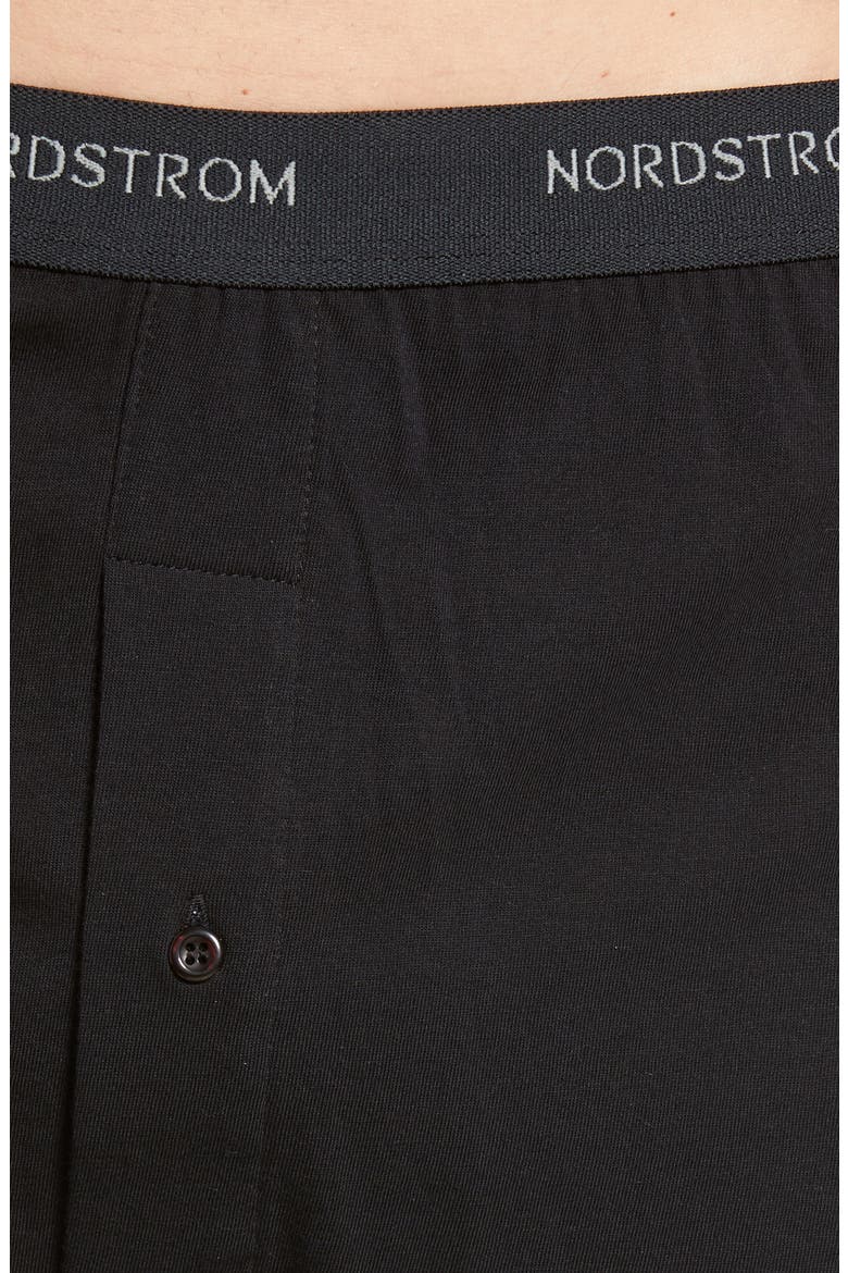 3-Pack Supima® Cotton Boxers, Alternate, color, BLACK