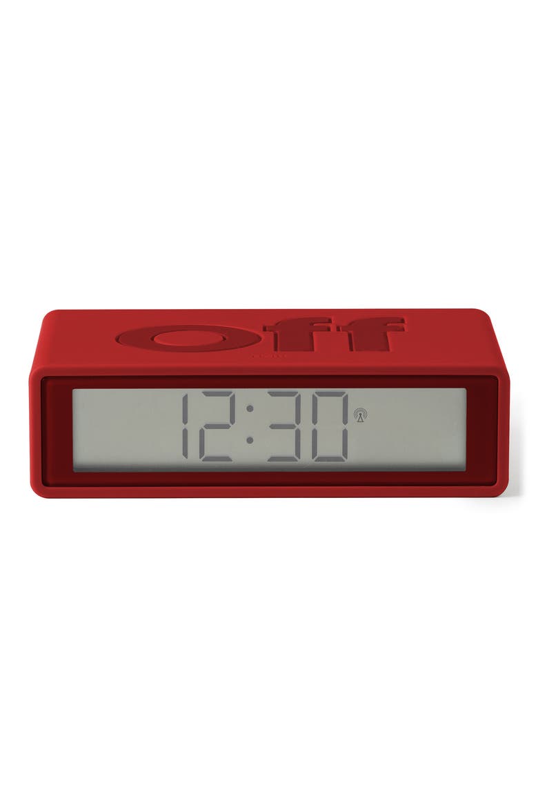 Flip+ Alarm Clock, Main, color, RED