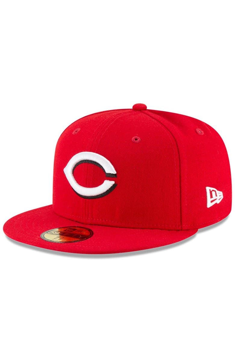 New Era Men's New Era Red Cincinnati Reds 2024 Jackie Robinson Day 59FIFTY Fitted Hat, Alternate, color, 