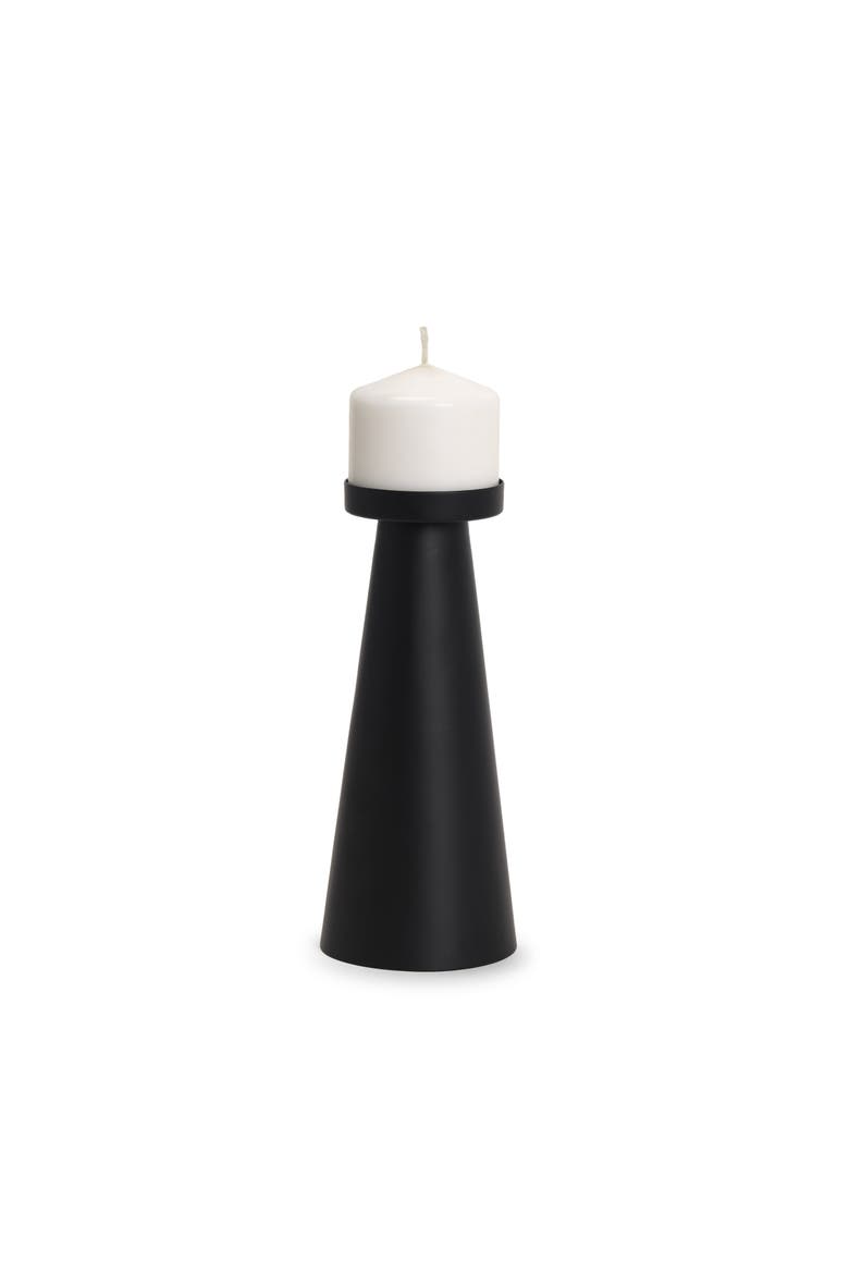Quadir Metal Candle Holder, Alternate, color, Black
