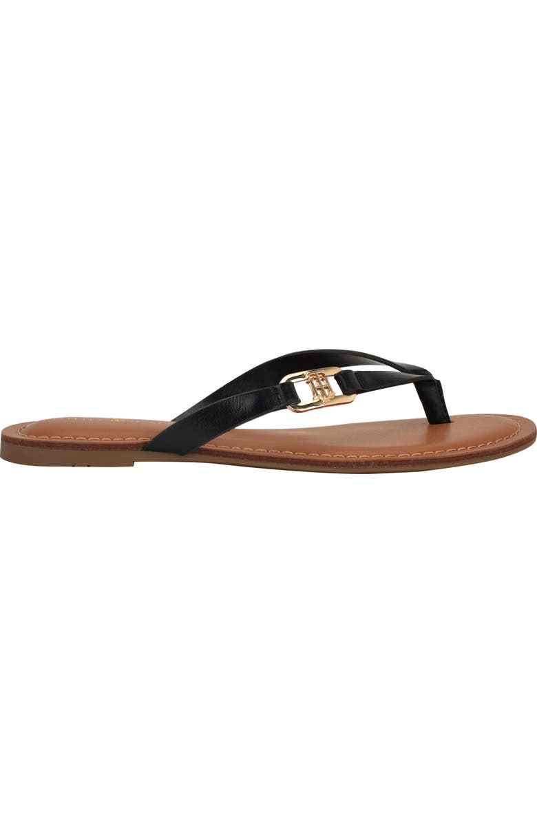 Tommy Hilfiger Liande Thong Sandal, Alternate, color, Black