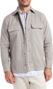 Robert Graham Guston Woven Cotton Shirt Jacket