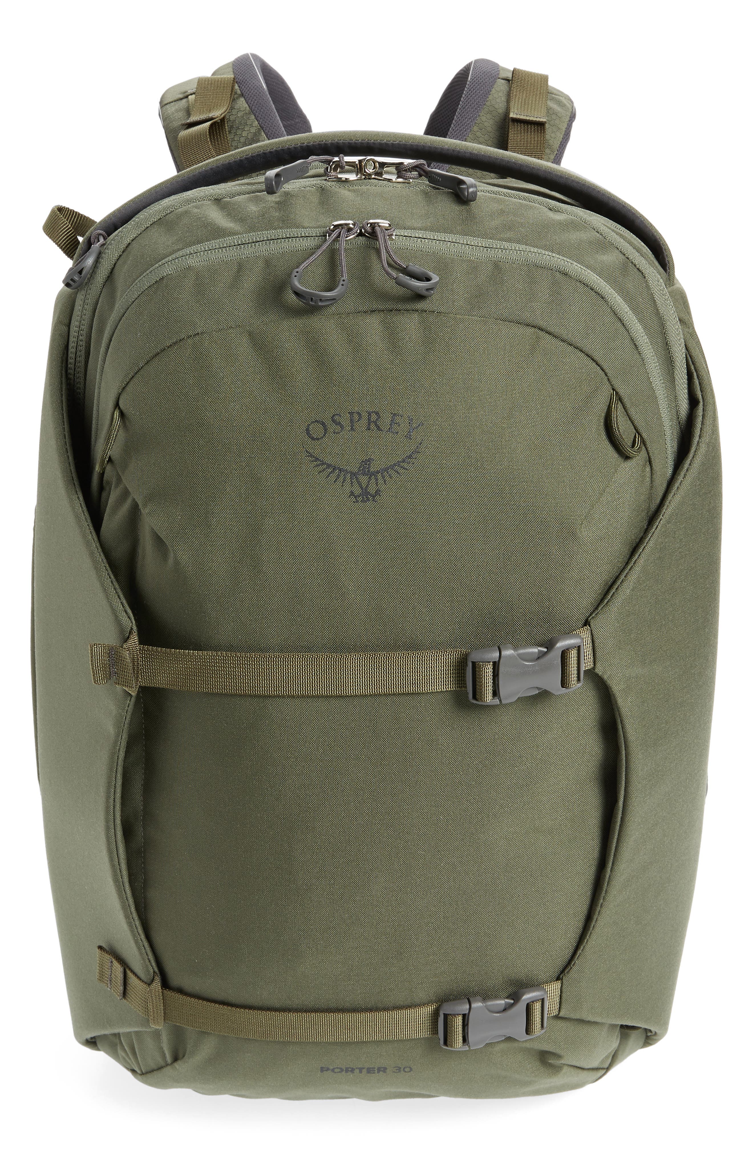 Porter 30L Travel Backpack, Main, color, HAYBALE GREEN