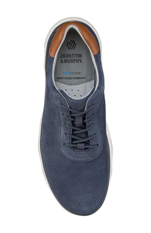 Johnston & Murphy Reactivate Sneaker In Navy Nubuck