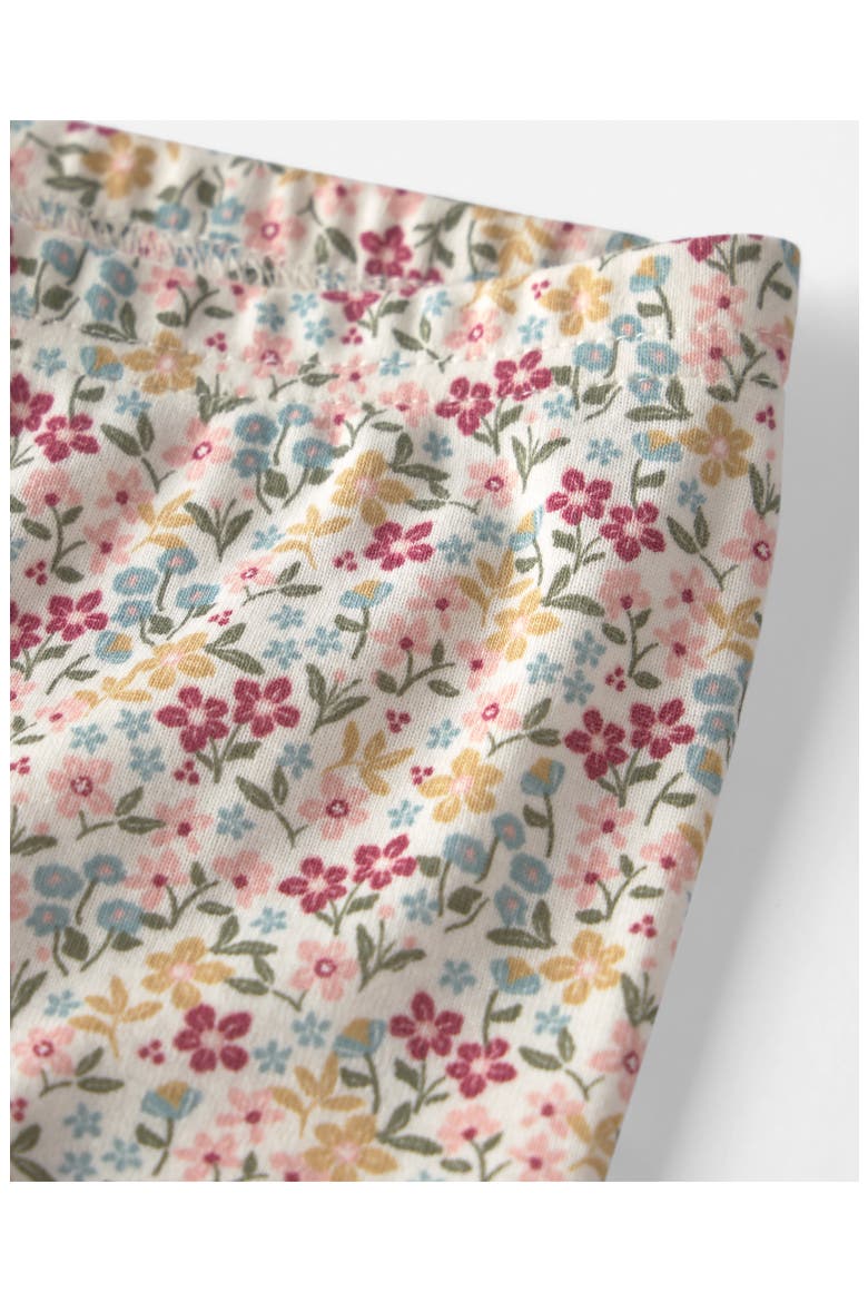 Kids' Print Fitted Organic Cotton Two-Piece Pajamas, Alternate, color, LP MULTI FLORAL