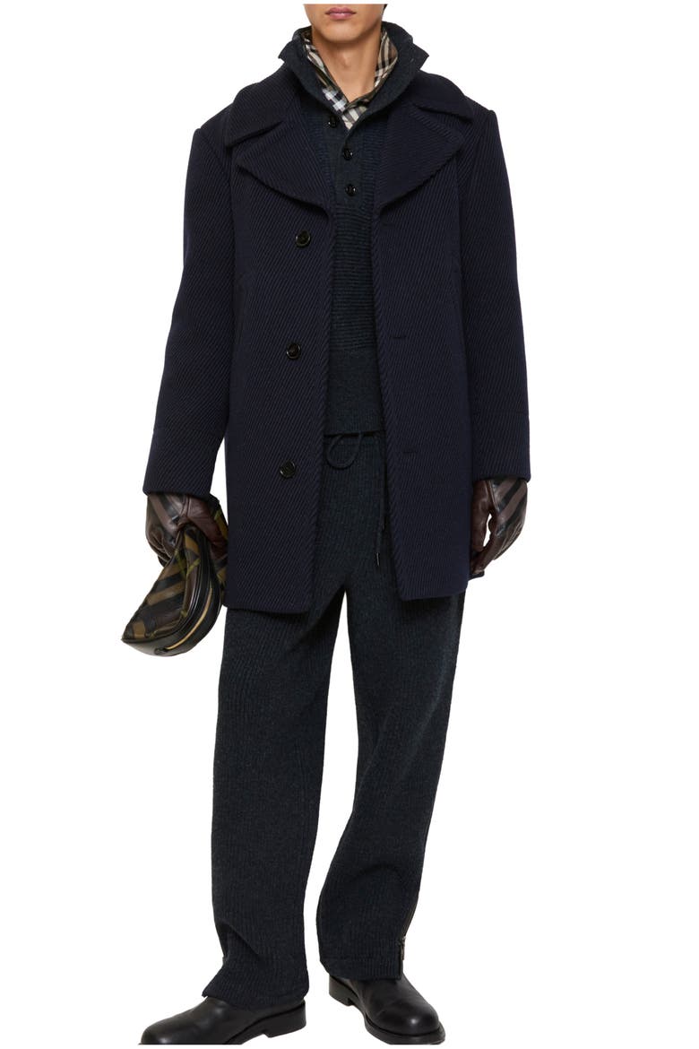 Wool Tailored Coat, Main, color, Nightshade blue/twilight blue