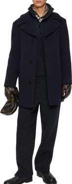 Burberry Wool Tailored Coat