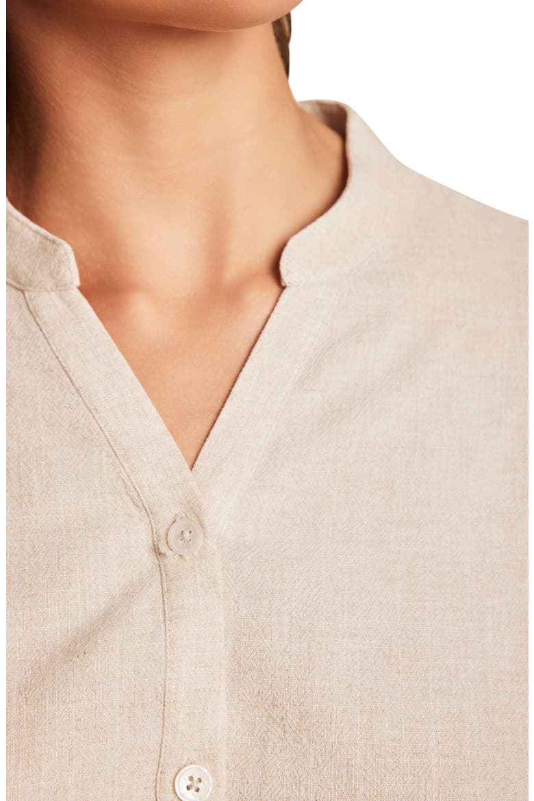 Malibu Collection® Sleep Top, Alternate, color, HEATHER BISQUE
