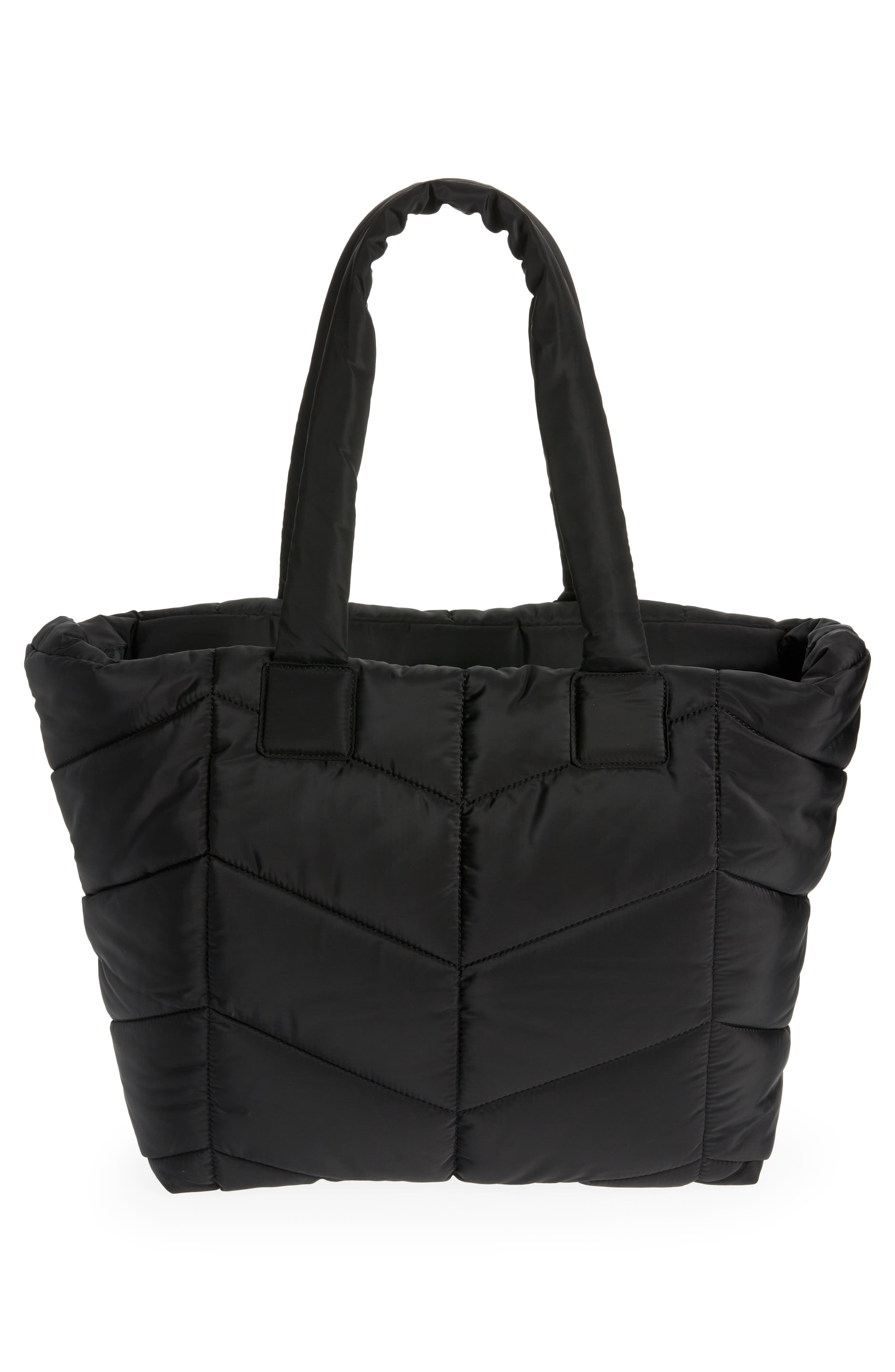 Topshop Chevron Quilted Tote, Alternate, color, 