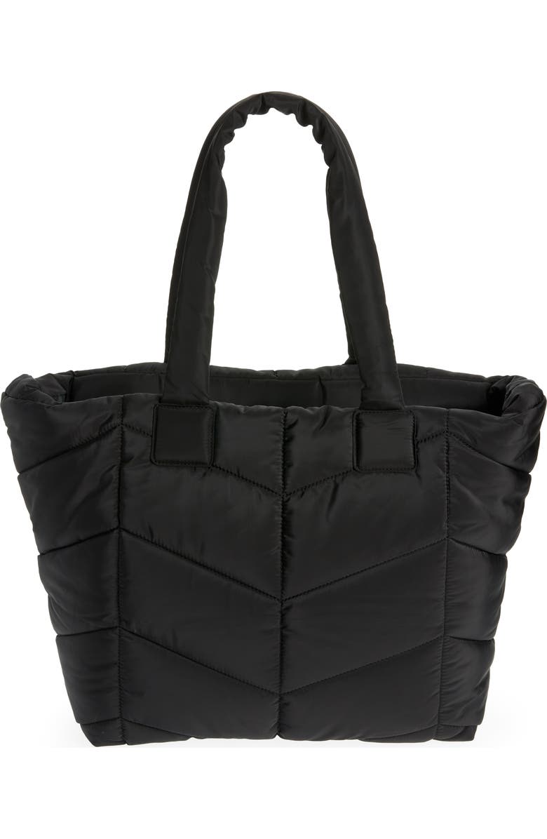 Topshop Chevron Quilted Tote, Alternate, color,