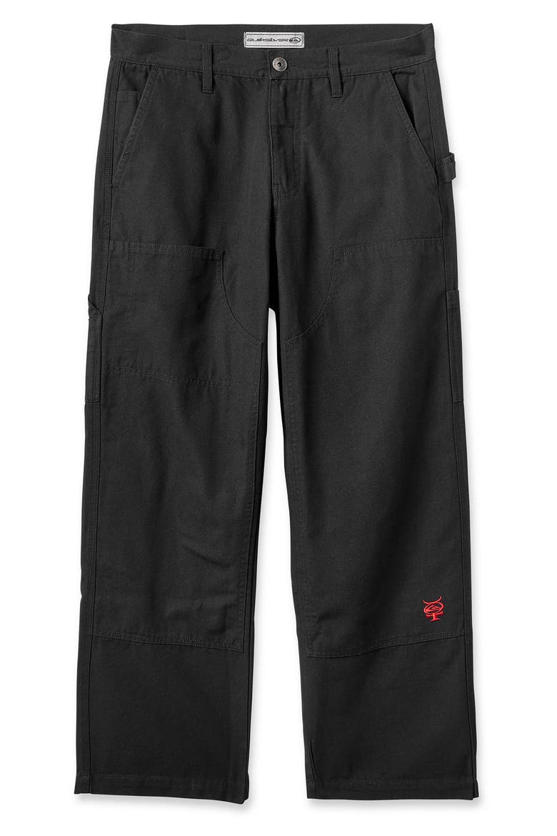 Mercury Carpenter Pants, Alternate, color, BLACK