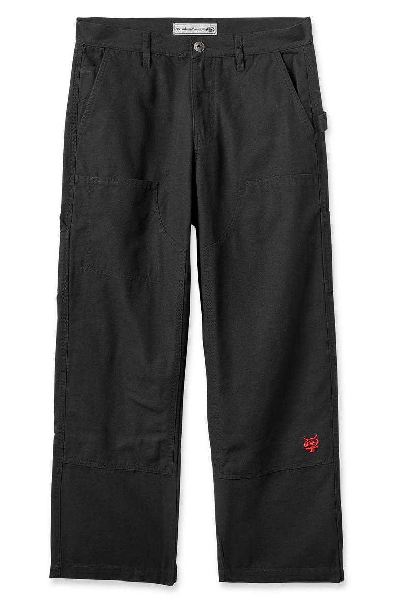 Quiksilver Mercury Carpenter Pants, Alternate, color, Black