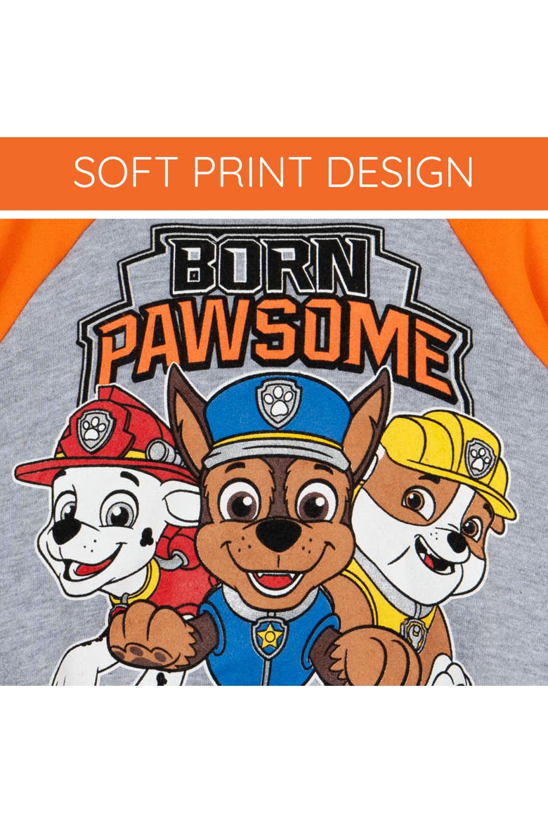 Paw Patrol 2-Piece Fleece Sweatshirt and Pants Set, Alternate, color, Grey Carrot Navy