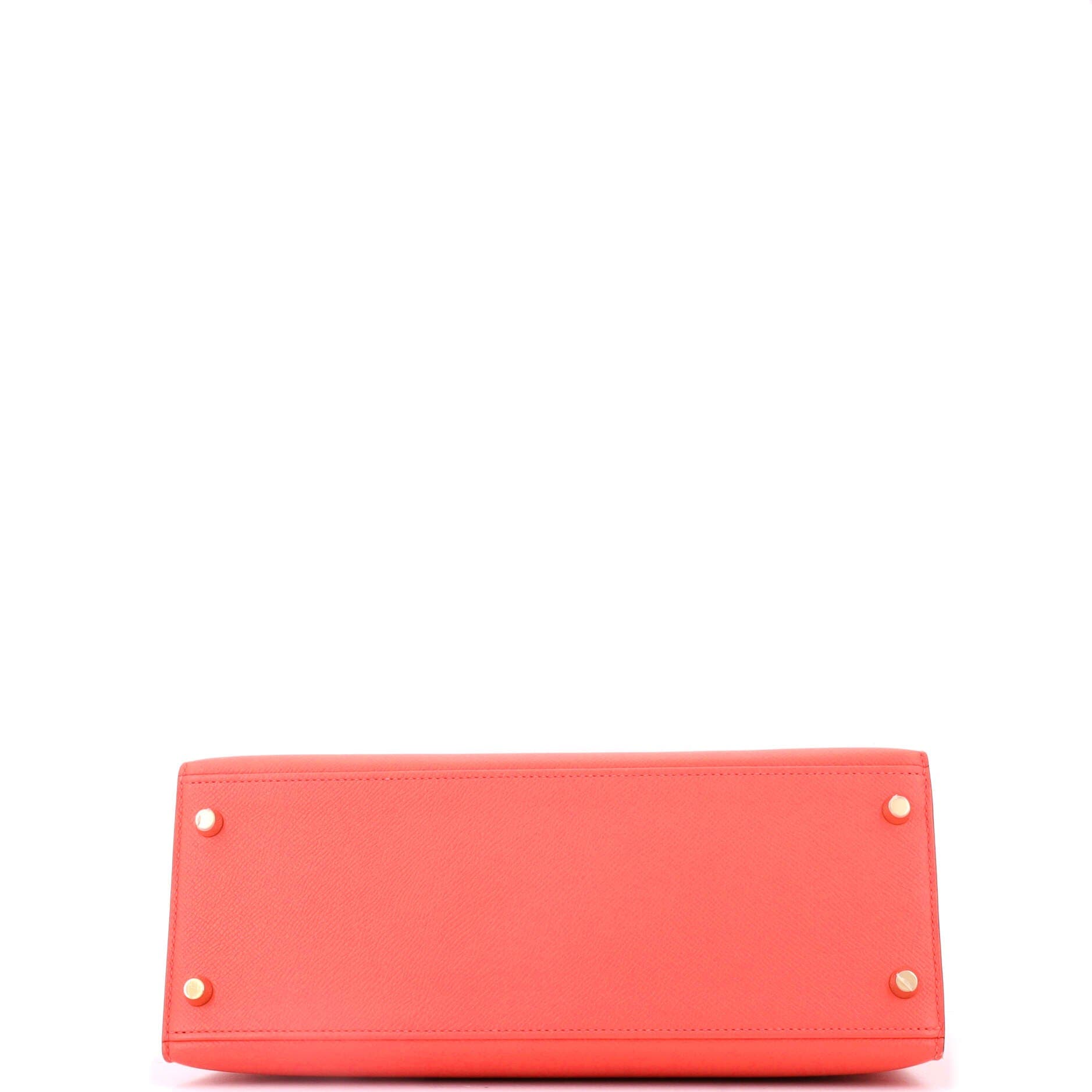 Kelly Handbag Red Epsom with Gold Hardware 28, Alternate, color, Red
