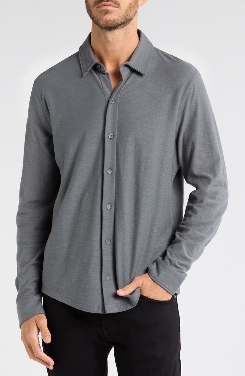 Vince Heavy Slub Button-Up Shirt, Main, color, 