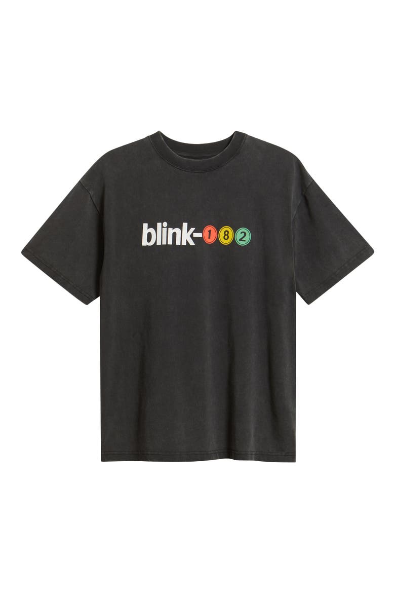 Oversize Blink 182 Graphic T-Shirt, Alternate, color, BLACK WASH