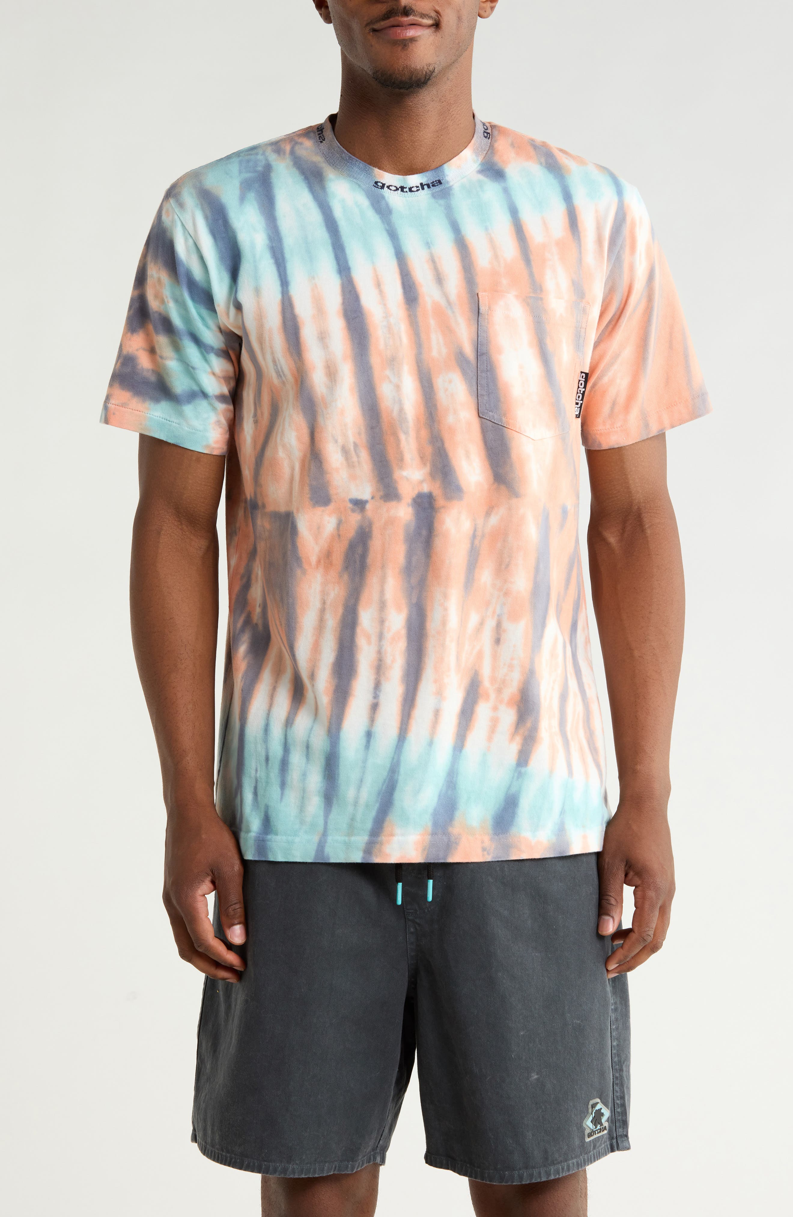Silverlake Tie Dye Cotton Pocket T-Shirt