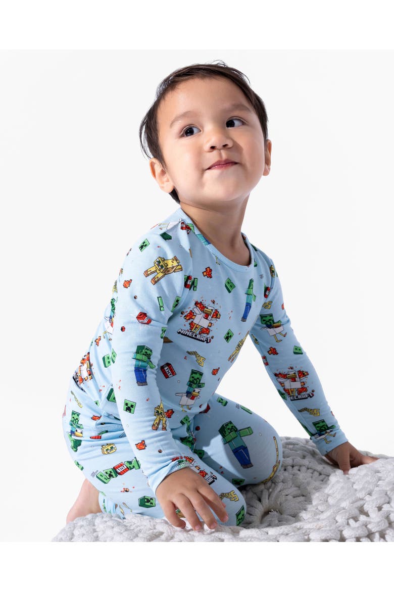 Kids' Minecraft Chicken Jockey Set of 2 Piece Pajamas, Alternate, color, Minecraft: Chicken Jockey