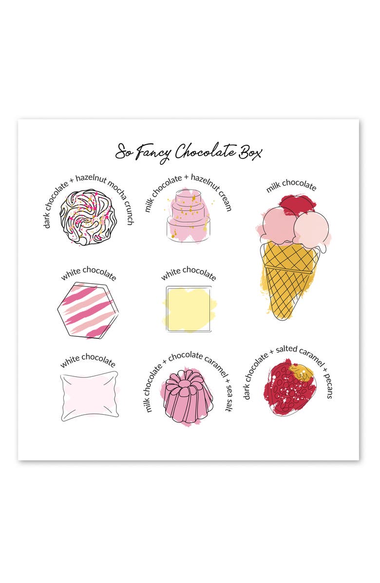 Maggie Louise Confections So Fancy 9-Piece Chocolate Set, Alternate, color, 