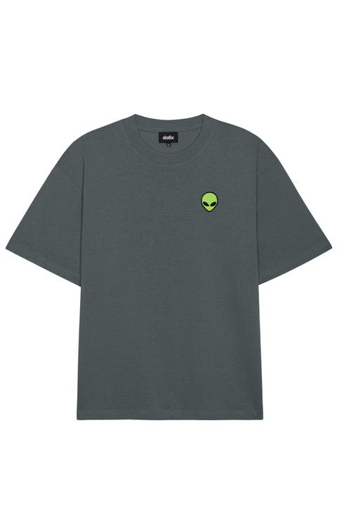 Mens Alien Heavyweight Relaxed Tee