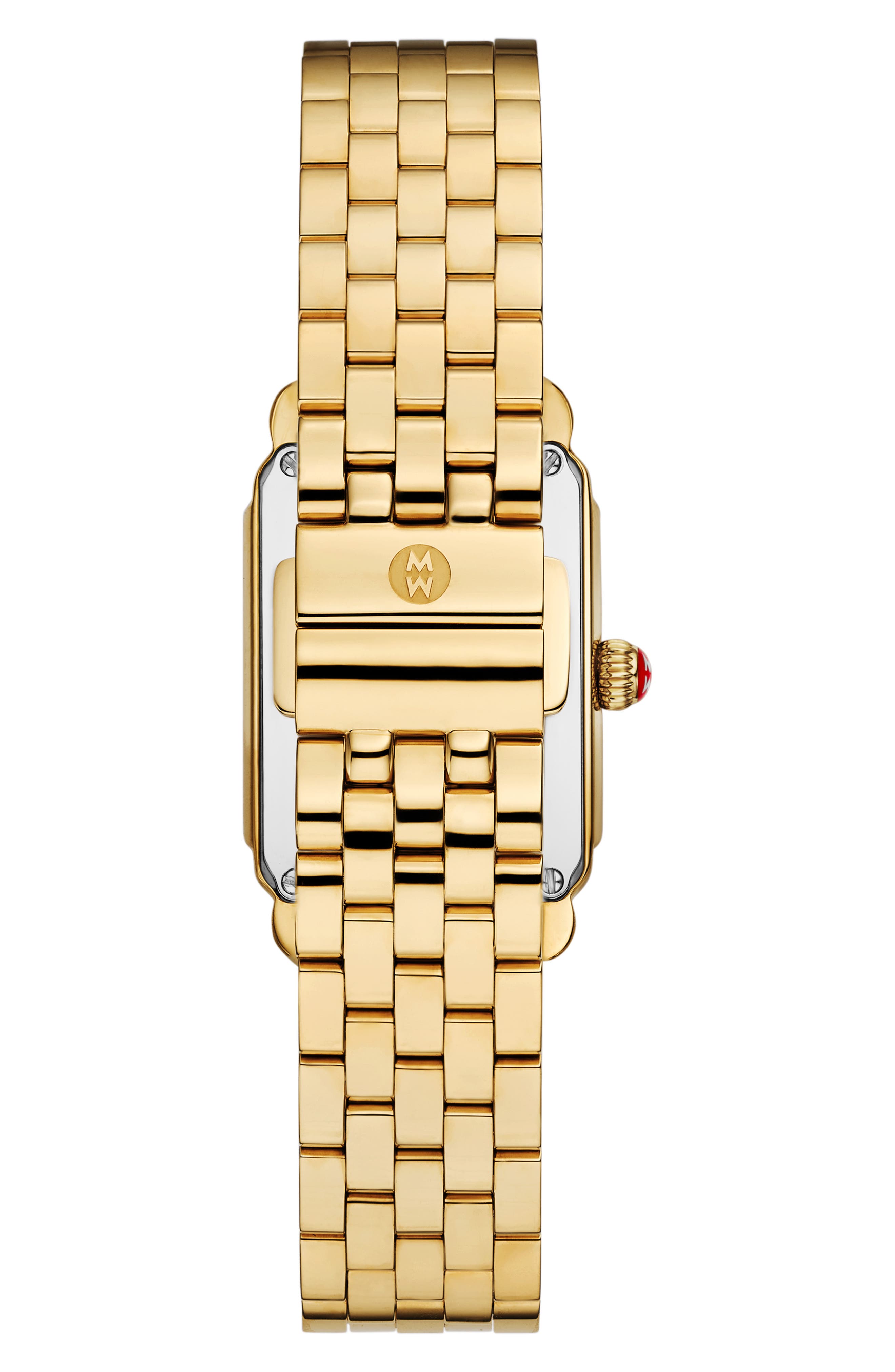 Женские часы MICHELE Deco Park Mother-of-Pearl Bracelet Watch, 23mm x 29mm — фото 3