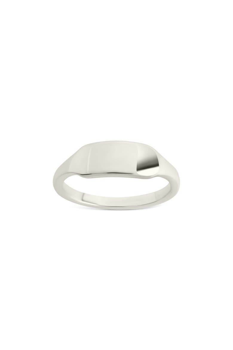 Carol Polished ID Band Ring, Main, color, SILVER