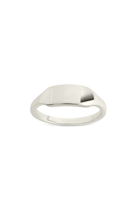Carol Polished ID Band Ring