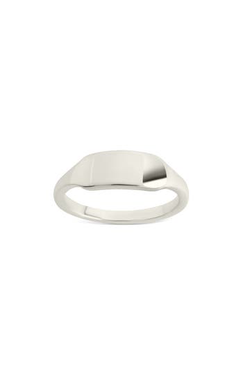 Sterling Forever Carol Polished Id Band Ring