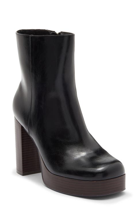 Bentley Faux Leather Platform Short Boot