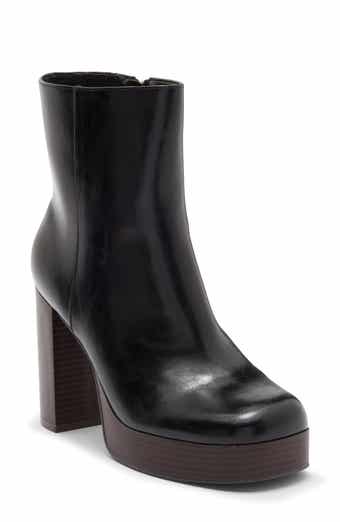 Bentley Faux Leather Platform Short Boot