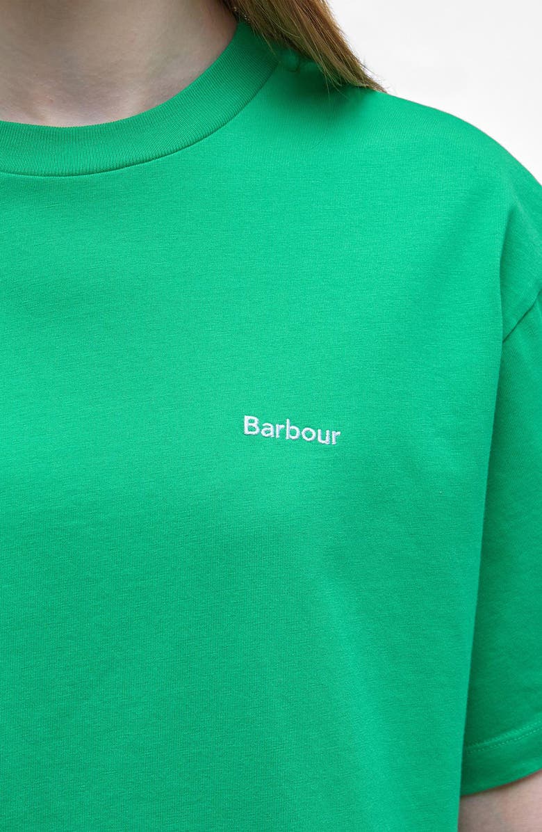 Barbour Jema Oversize Logo T-Shirt, Alternate, color, Kelly Green