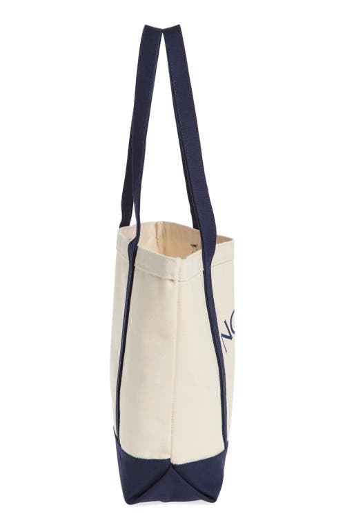 Noah Core Logo Tote In Navy Natural