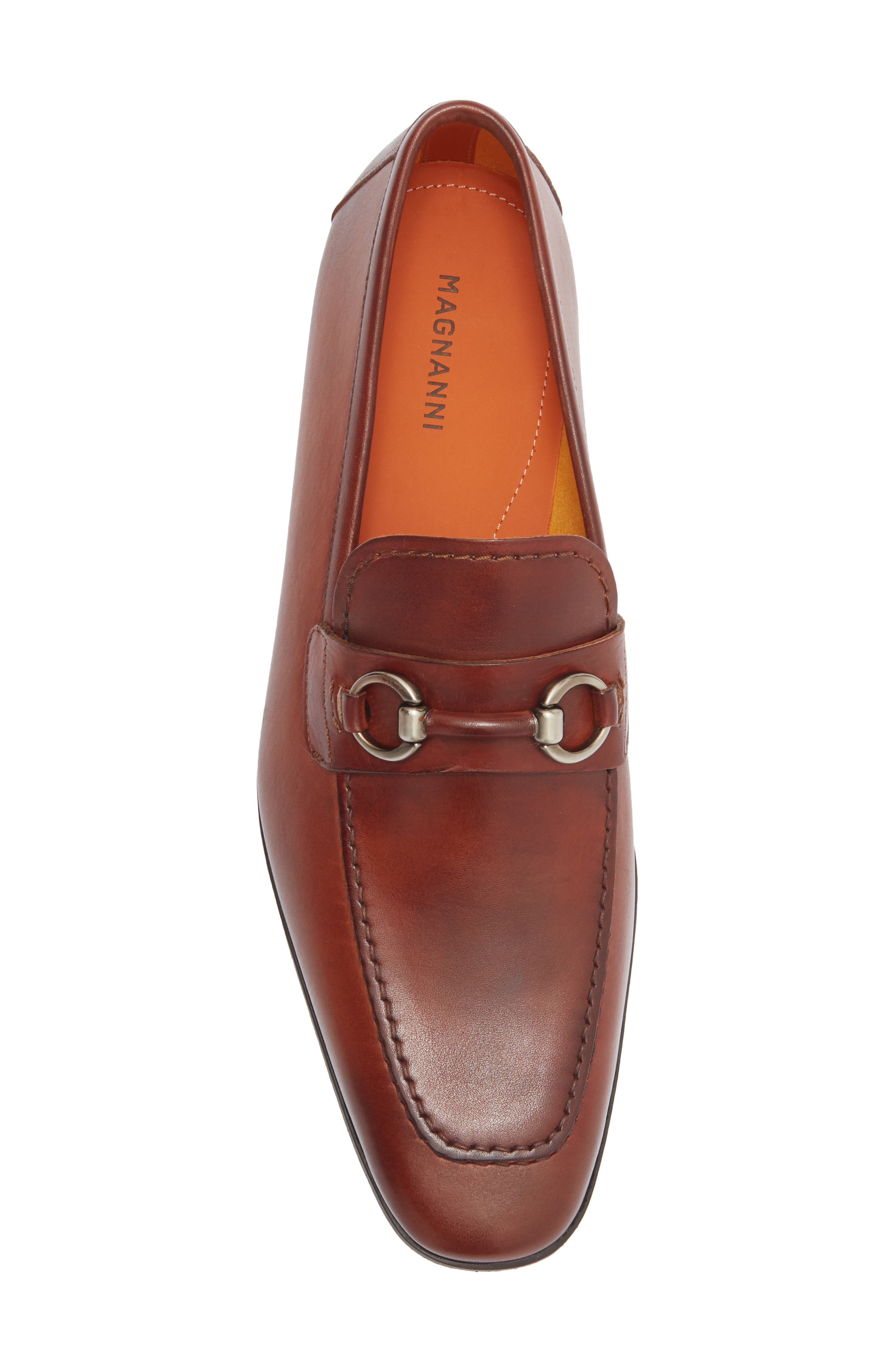 Magnanni Voto Leather Bit Loafer, Alternate, color, Cognac
