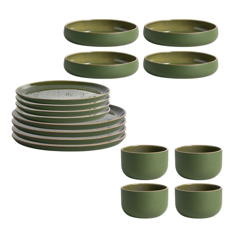 Le Gourmand Dinnerware Set, 16 Pieces