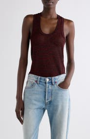 Isabel Marant Cevara Metallic Knit Tank
