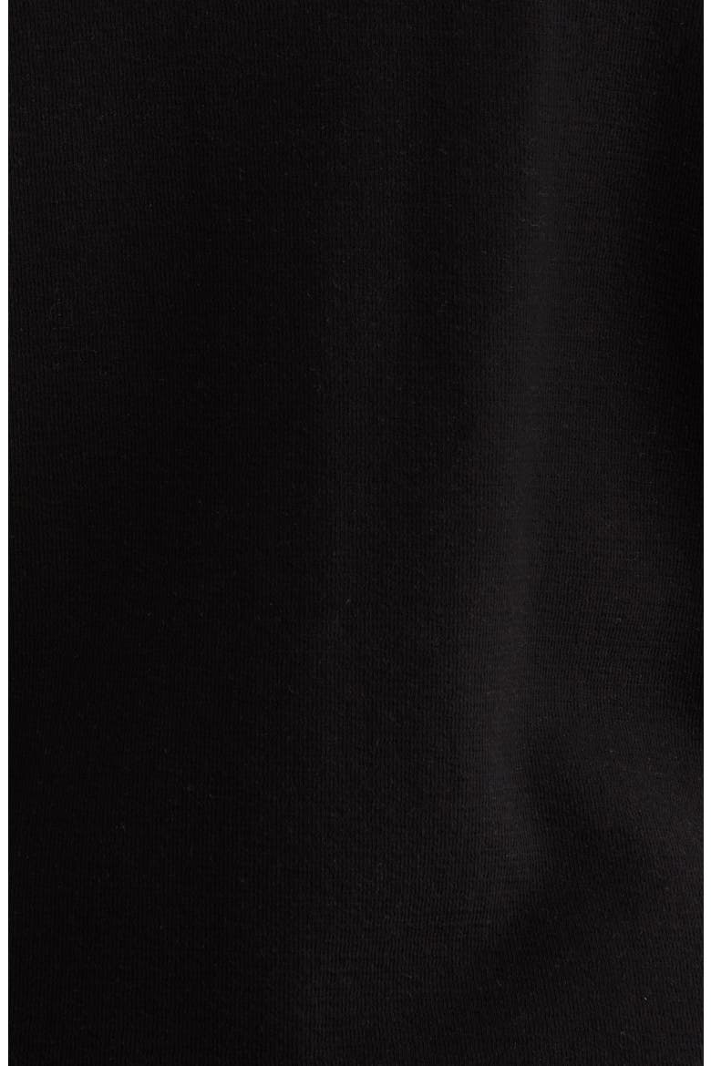 Button Front Organic Cotton Jacket, Alternate, color, BLACK